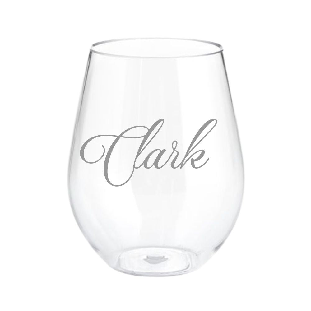 WREN x Darby Fallon Clark Stemless Wine Glass Set - WREN
